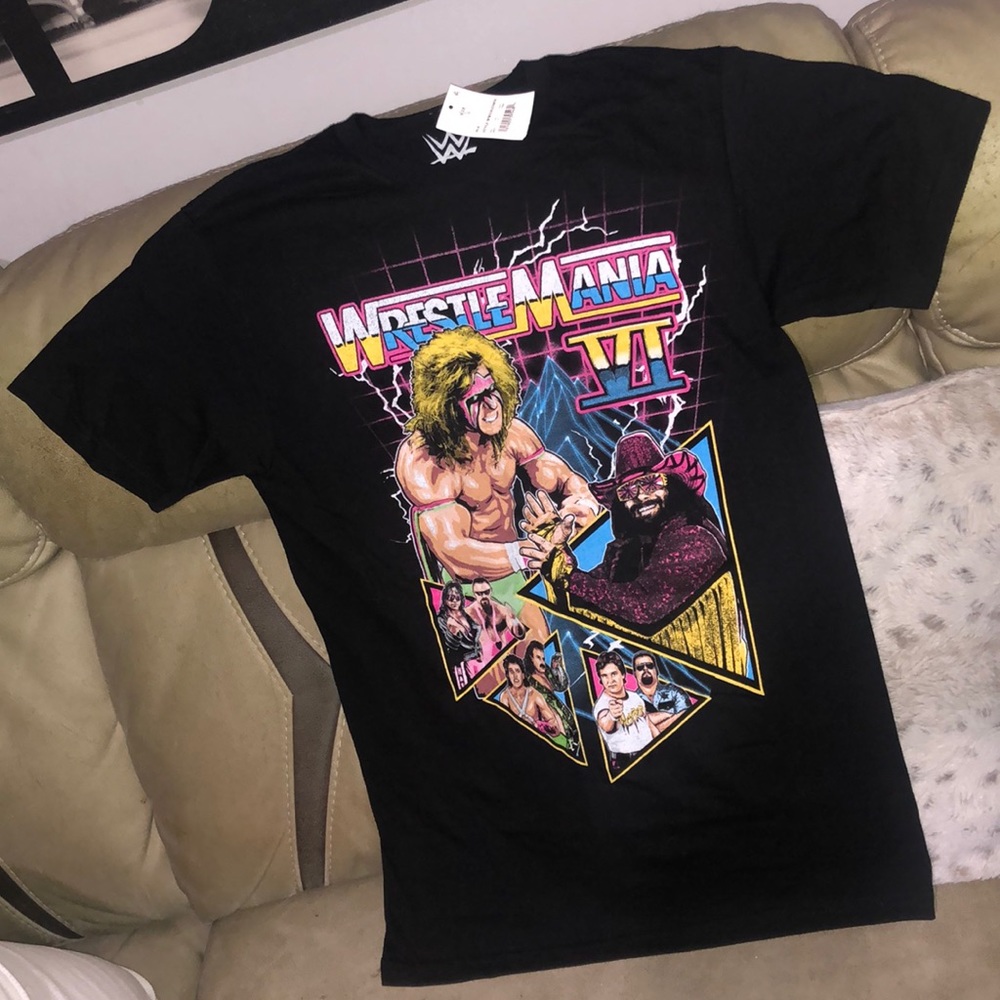 Wrestle mania shirt 6 brand new with tags